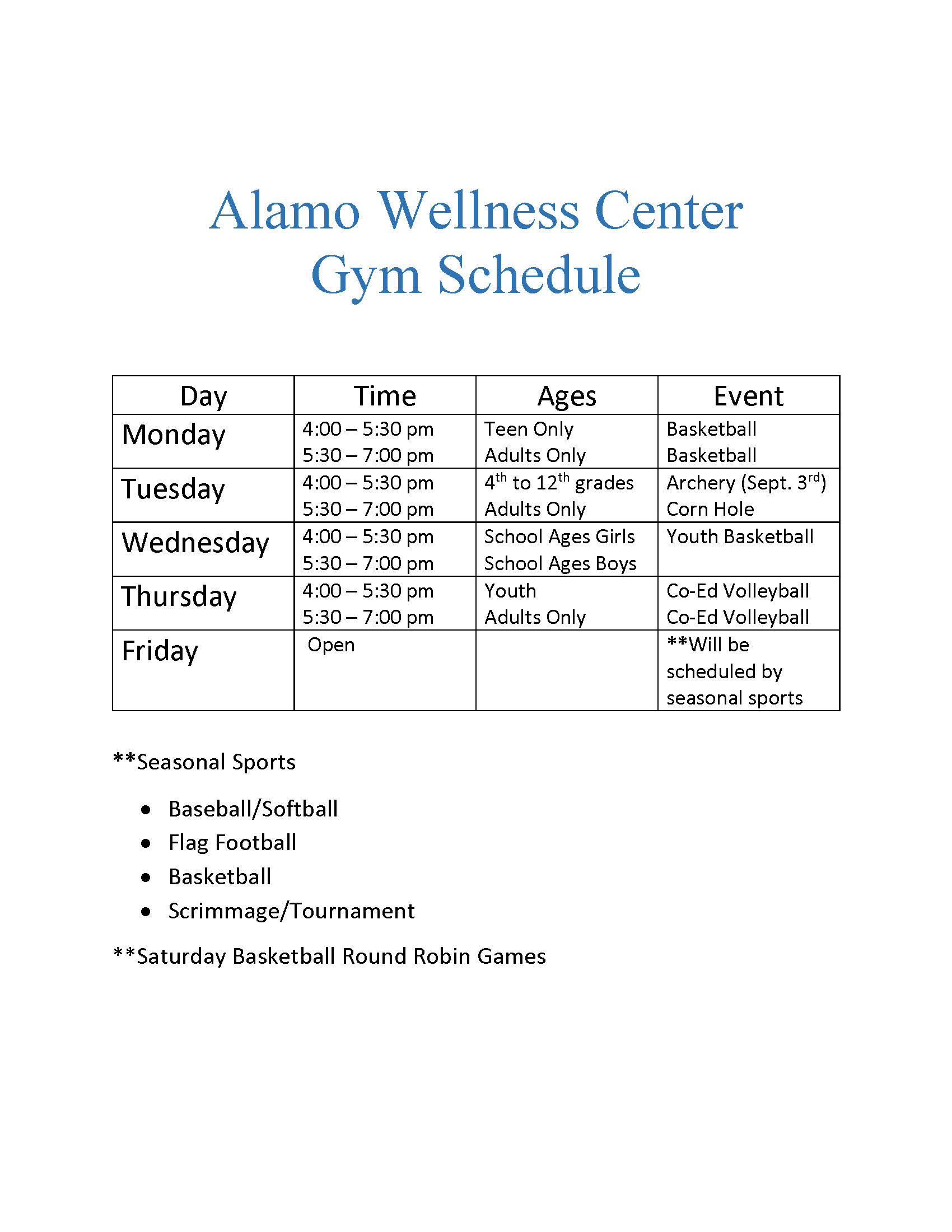 gymschedule